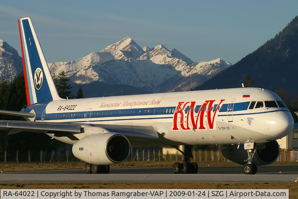 RA-64022, 1999 Tupolev 204-100 C/N 1450743164022, KMV - Kavkazskie Mineralnye Vody Tupolev 204