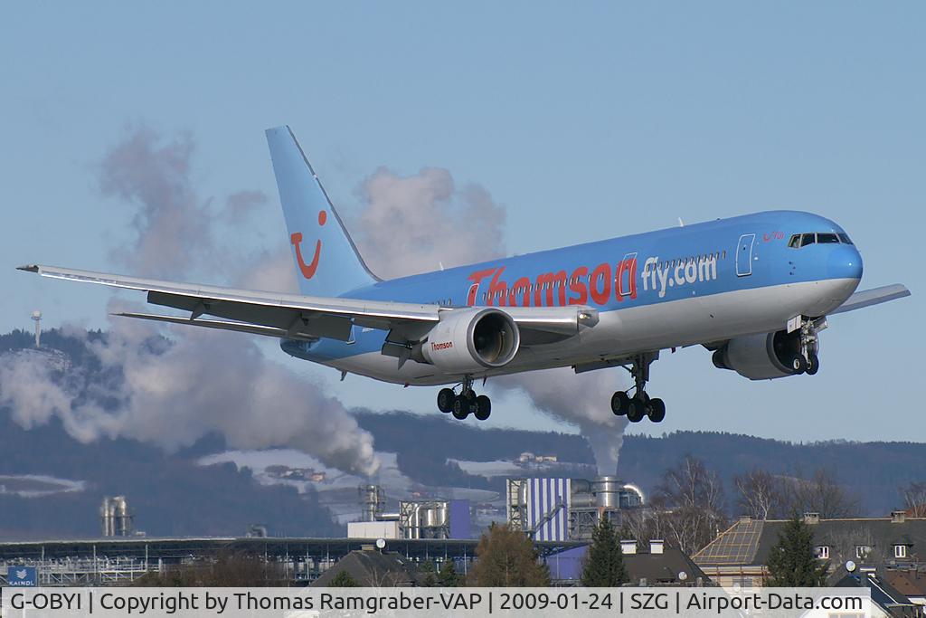 G-OBYI, 2000 Boeing 767-304/ER C/N 29138, Thomsonfly Boeing 767-300