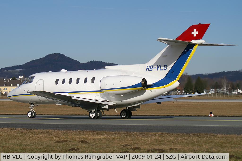 HB-VLG, Raytheon Hawker 800A C/N 258265, Scintilla AG BAe 125