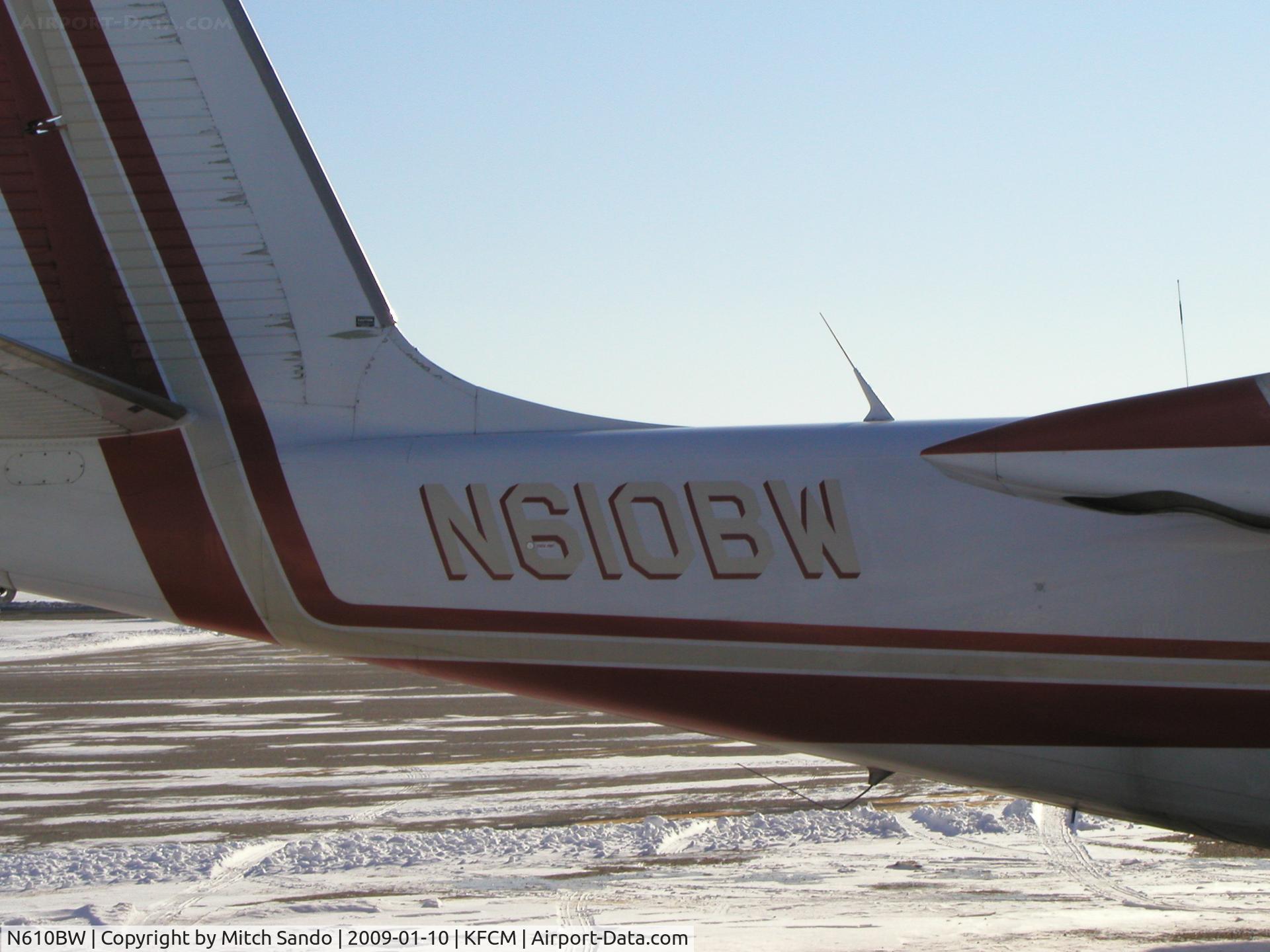 N610BW, 1965 Aero Commander 500B Commander C/N 1523-185, Parked on the ramp at Thunderbird.