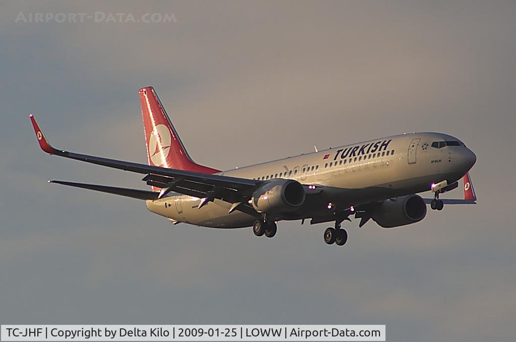 TC-JHF, 2008 Boeing 737-8F2 C/N 35745, Turkish Airlines new Boeing 737-8F2  deliv.2008-12-17
