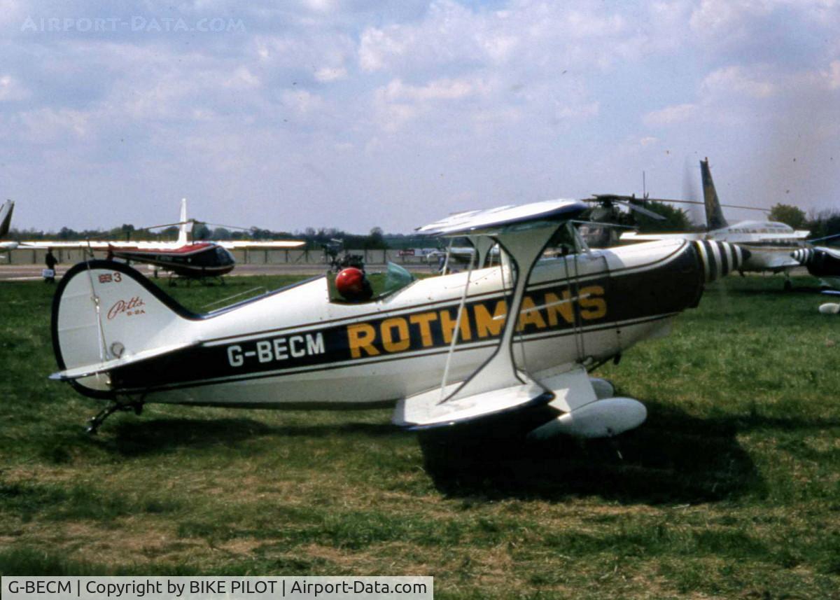 G-BECM, 1976 Aerotek Pitts S-2A Special C/N 2121, PART OF THE WELL KNOWN ROTHMANS TEAM IN THE 1980'S