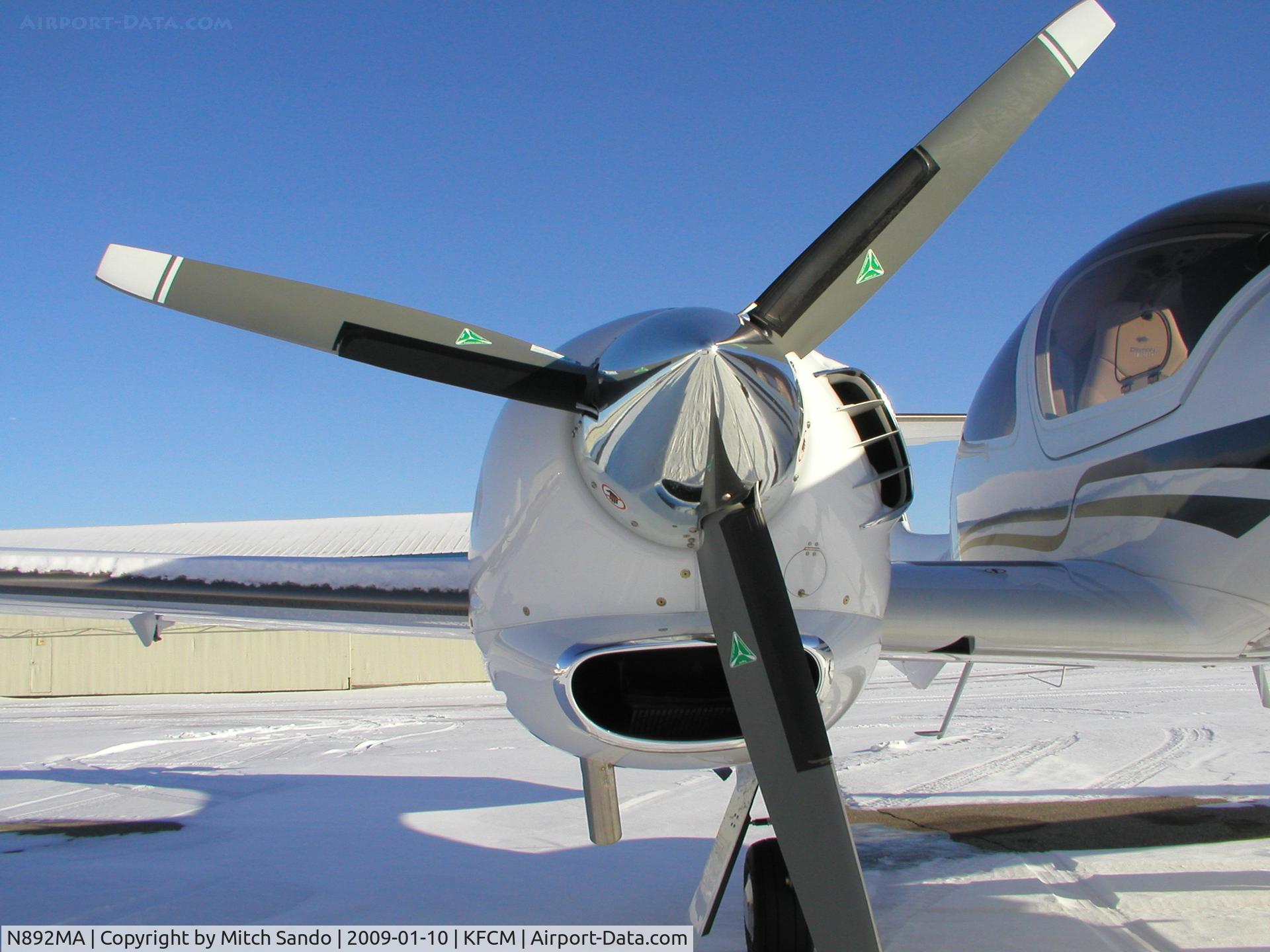 N892MA, 2008 Diamond DA-42 Twin Star C/N 42.AC122, Parked on the ramp at ASI.
