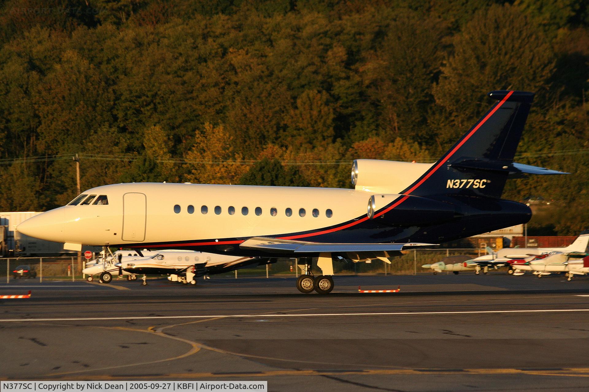 N377SC, 2000 Dassault Falcon 900EX C/N 66, KBFI (Steelcase)