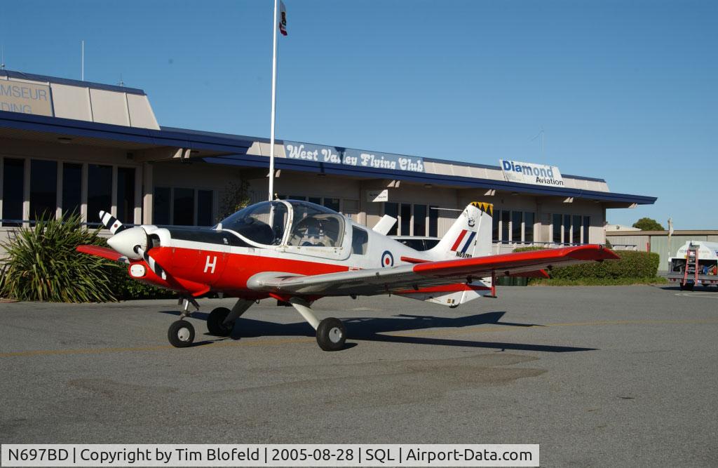 N697BD, 1975 Scottish Aviation Bulldog T.1 C/N BH120/346, Bulldog 697BD based KDVO