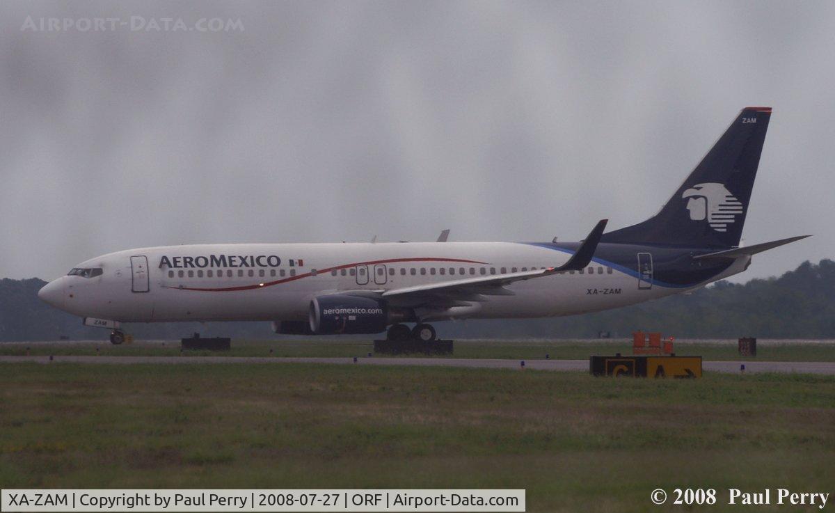 XA-ZAM, 2007 Boeing 737-852 C/N 35120, One of Aeromexico's newest birds