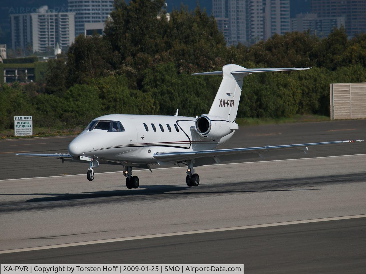 XA-PVR, 1985 Cessna 650 Citation III C/N 650-0076, XA-PVR arriving on RWY 21