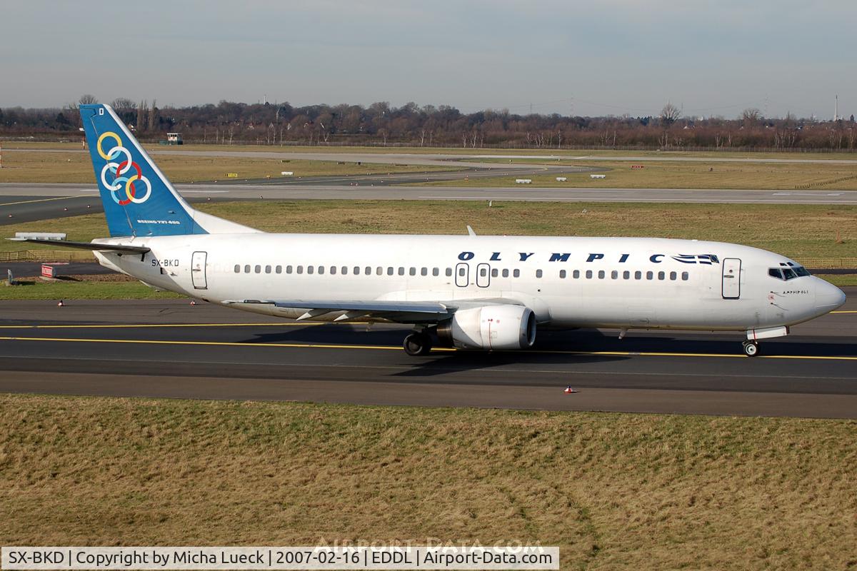 SX-BKD, 1991 Boeing 737-484 C/N 25362, At Duesseldorf