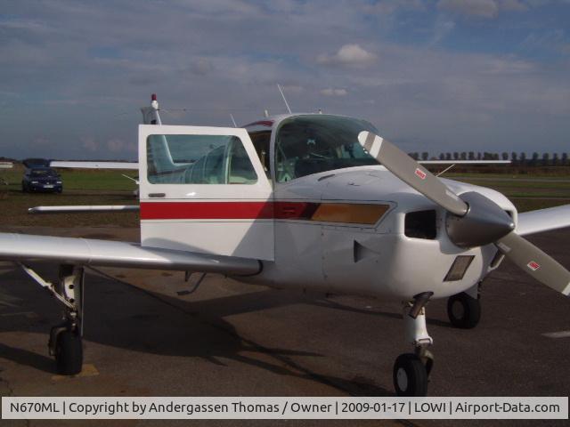 N670ML, Beech A24R C/N MC-65, Beech in the Alps