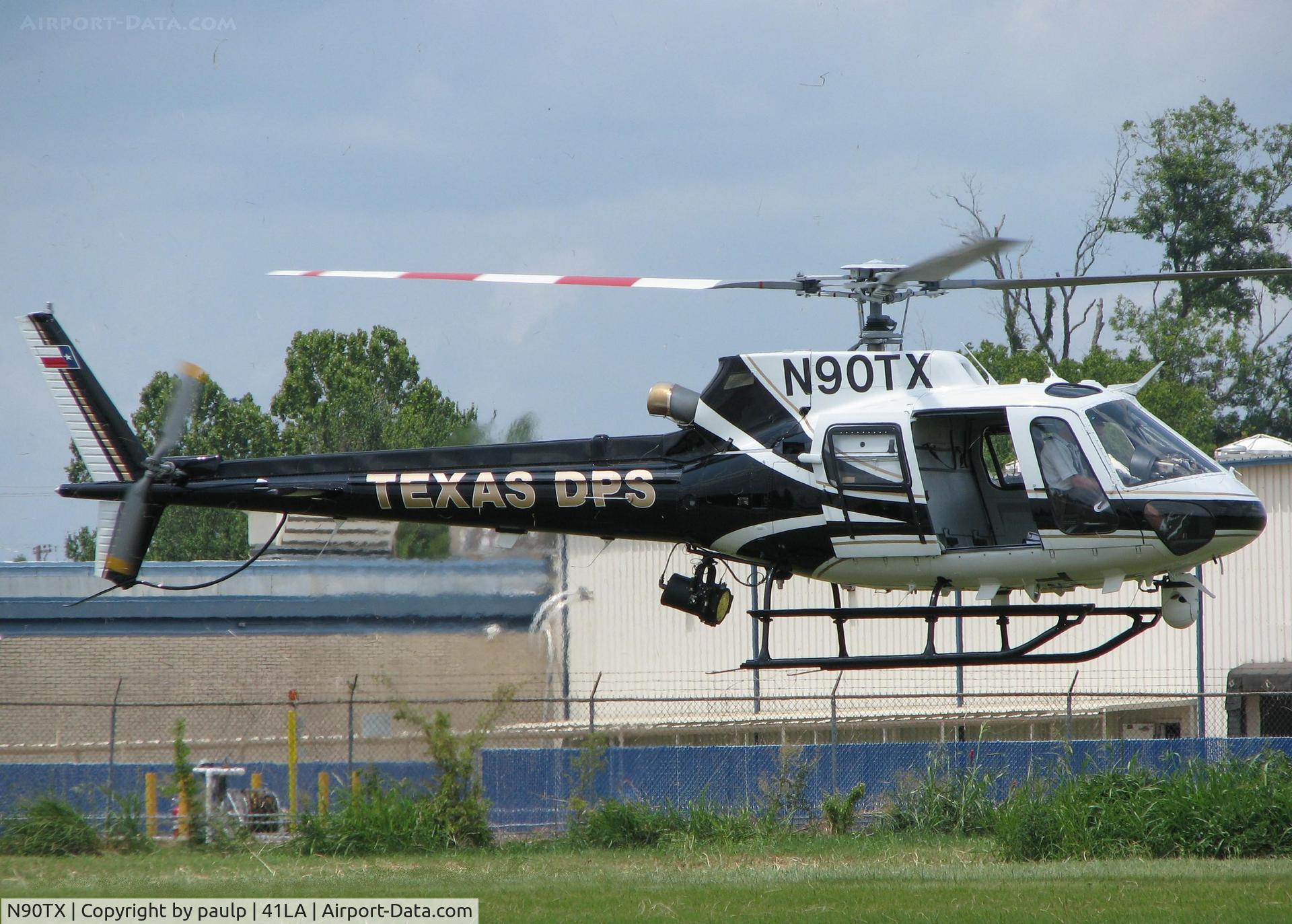 N90TX, 2008 Aerospatiale AS-350B-2 Ecureuil C/N 4401, At Metro Aviation near the Downtown Shreveport airport.