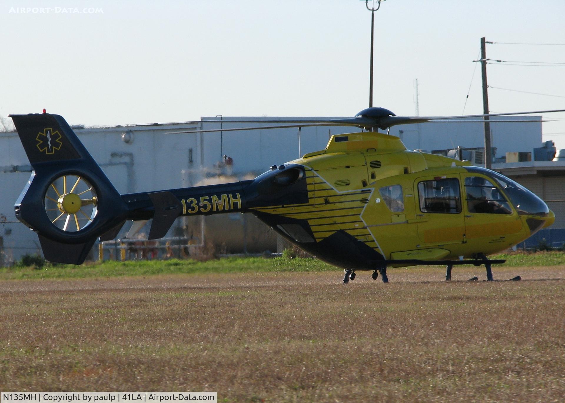 N135MH, 2000 Eurocopter EC-135T-1 C/N 0131, At Metro Aviation near the Downtown Shreveport airport.