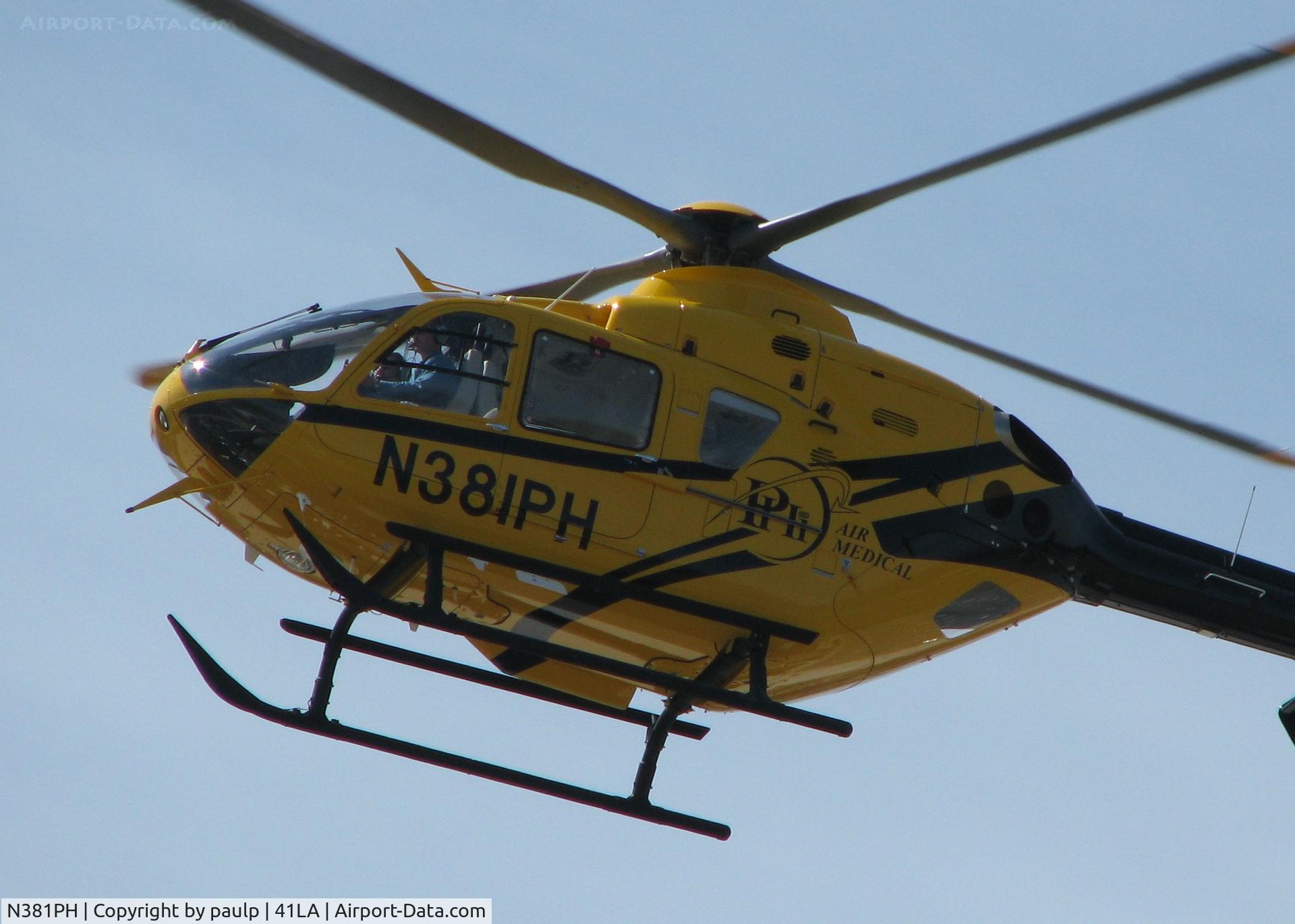 N381PH, 2007 Eurocopter EC-135P-2+ C/N 0611, At Metro Aviation near the Downtown Shreveport airport.