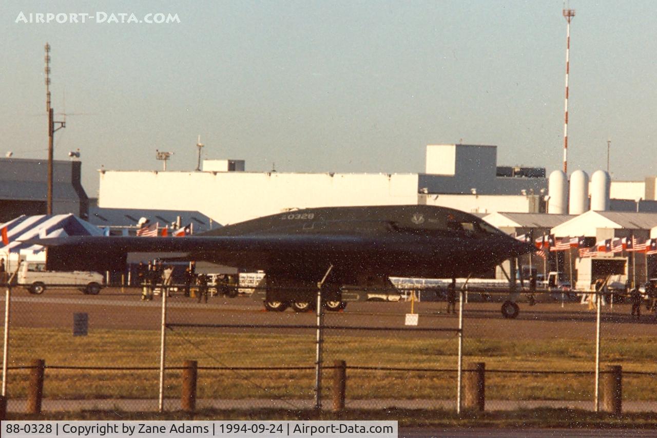 88-0328, Northrop Grumman B-2A Spirit C/N 1007/AV-7, B-2 Spirit at LTV Dallas (former Dallas Naval Airstation) for employee appreciation party.