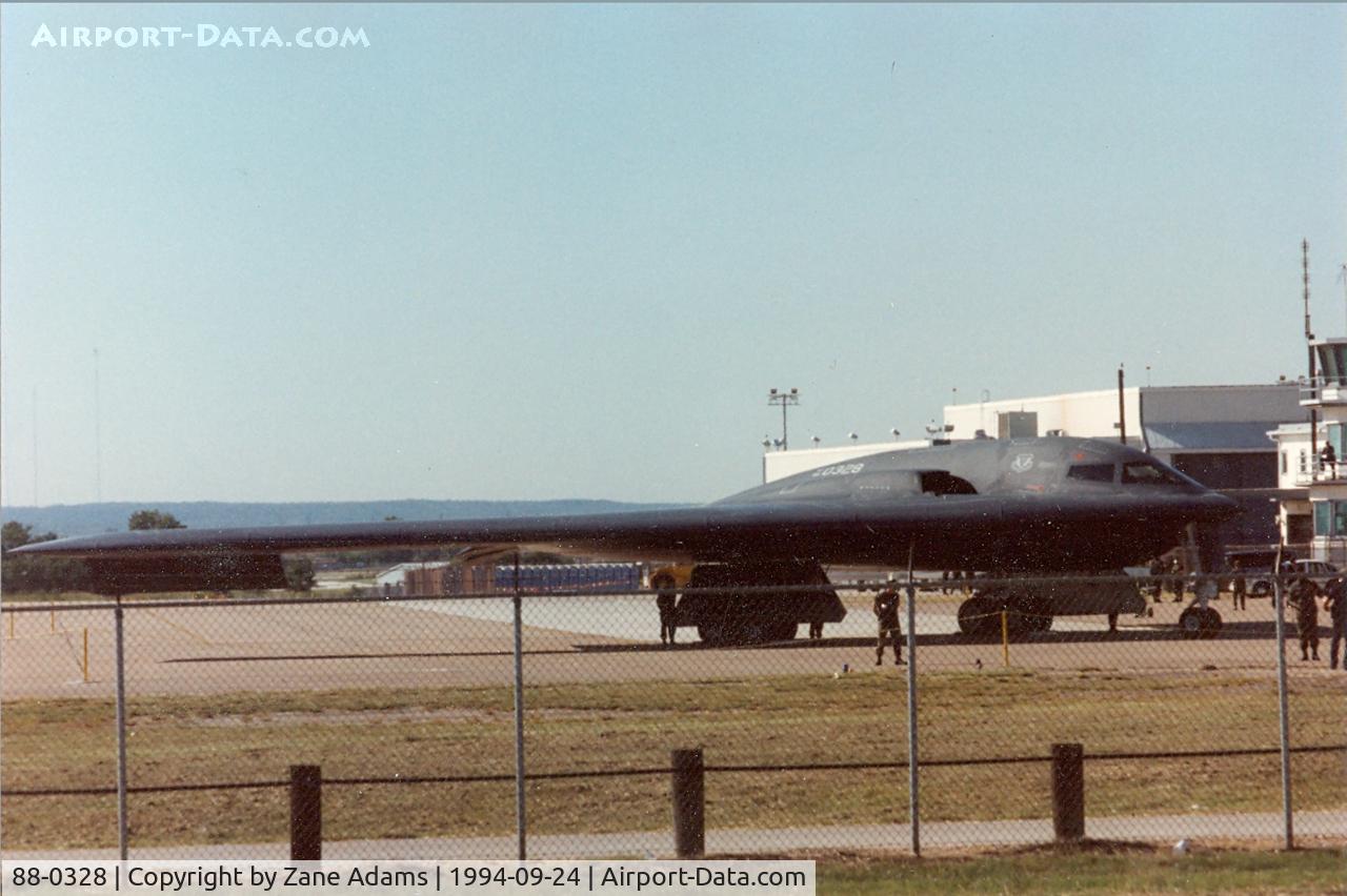 88-0328, Northrop Grumman B-2A Spirit C/N 1007/AV-7, B-2 Spirit at LTV Dallas (former Dallas Naval Airstation) for employee appreciation party.