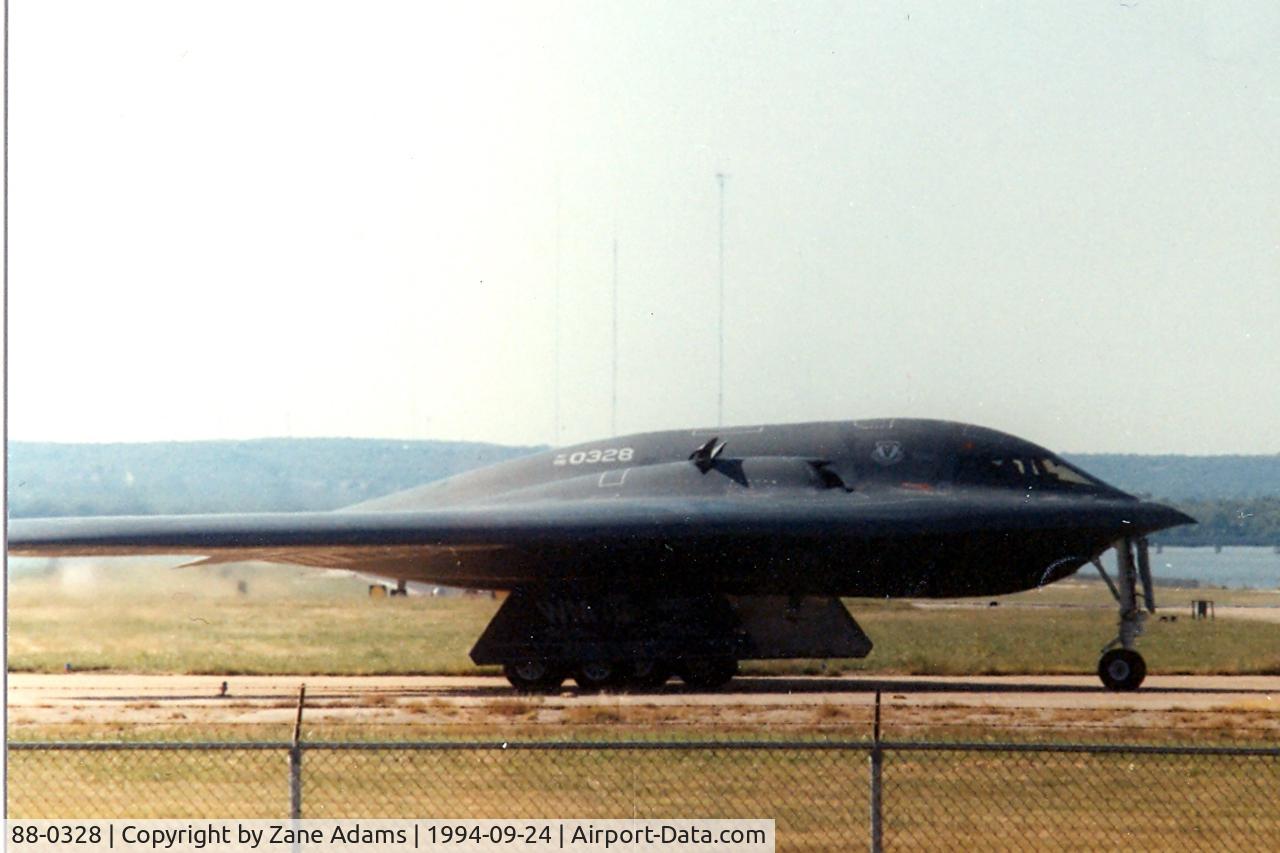 88-0328, Northrop Grumman B-2A Spirit C/N 1007/AV-7, B-2 Spirit at LTV Dallas (former Dallas Naval Airstation) for employee appreciation party.