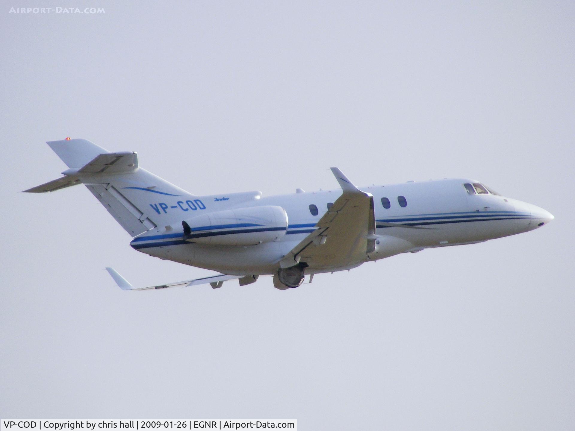 VP-COD, 2006 Raytheon Hawker 850XP C/N 258816, Iceland Frozen Foods