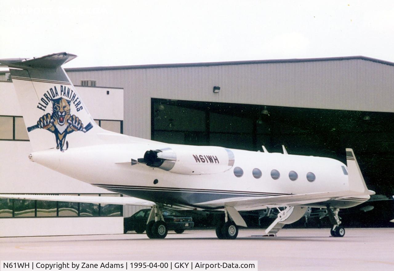 N61WH, 1988 Gulfstream Aerospace G-IV C/N 1075, Florida Panthers NHL Hockey team plane - at Arlington Municipal