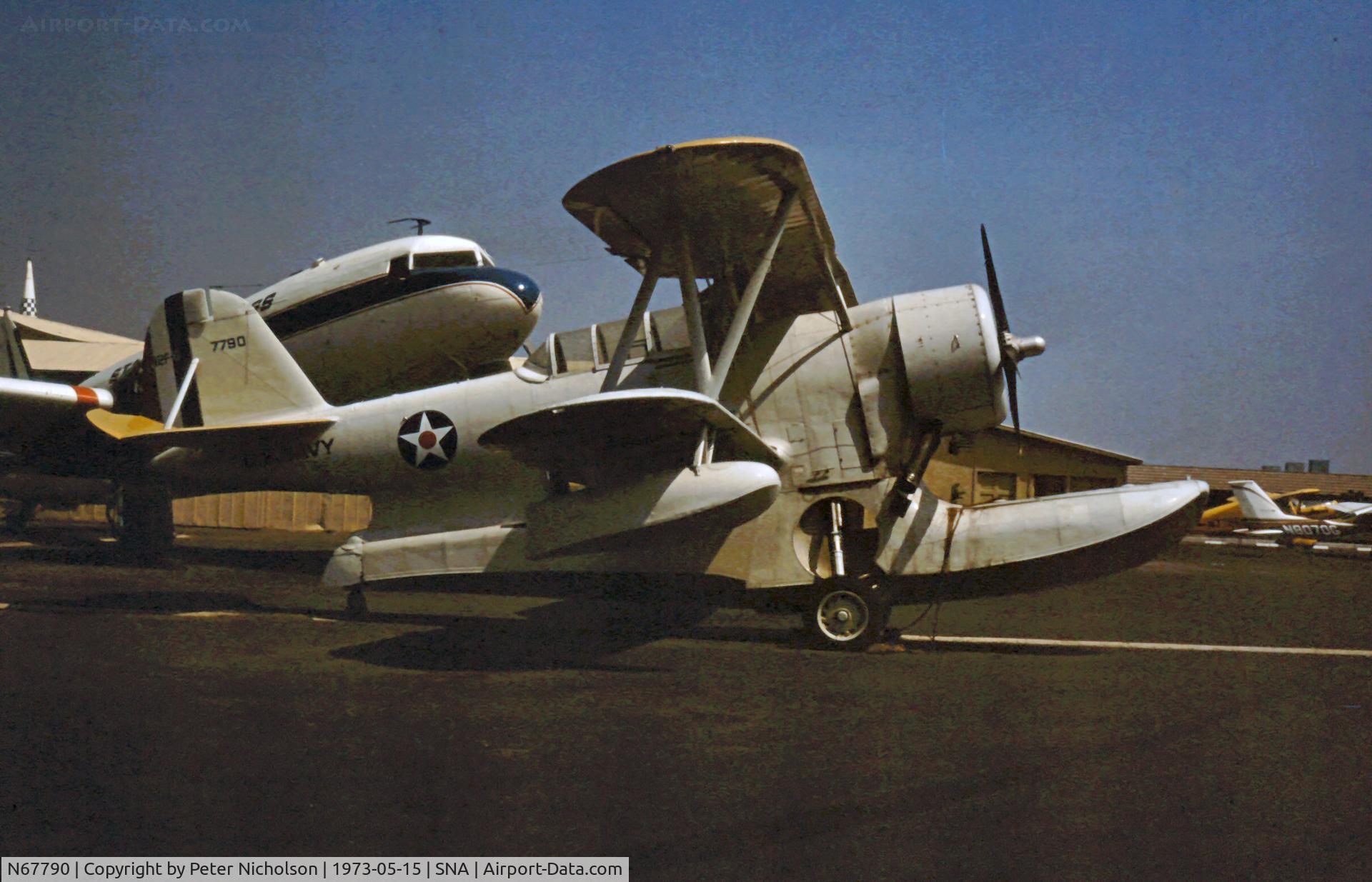 N67790, 1945 Grumman J2F-6 Duck C/N 33587, In 1973 this Duck was part of the Tallmantz Collection at Orange County Airport, having been used in the film 