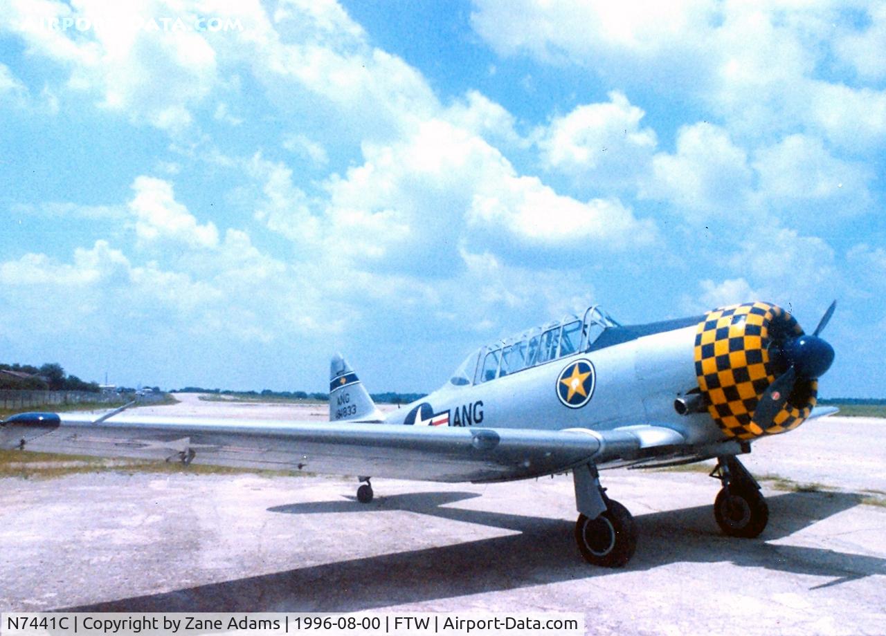 N7441C, 1945 North American AT-6F Texan C/N 12142555, At Mecham Field