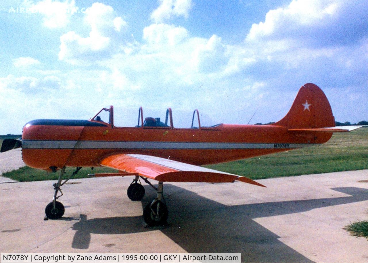 N7078Y, 1984 Yakovlev Yak-52 C/N 844510, Yak 52 at Arlington, Municipal