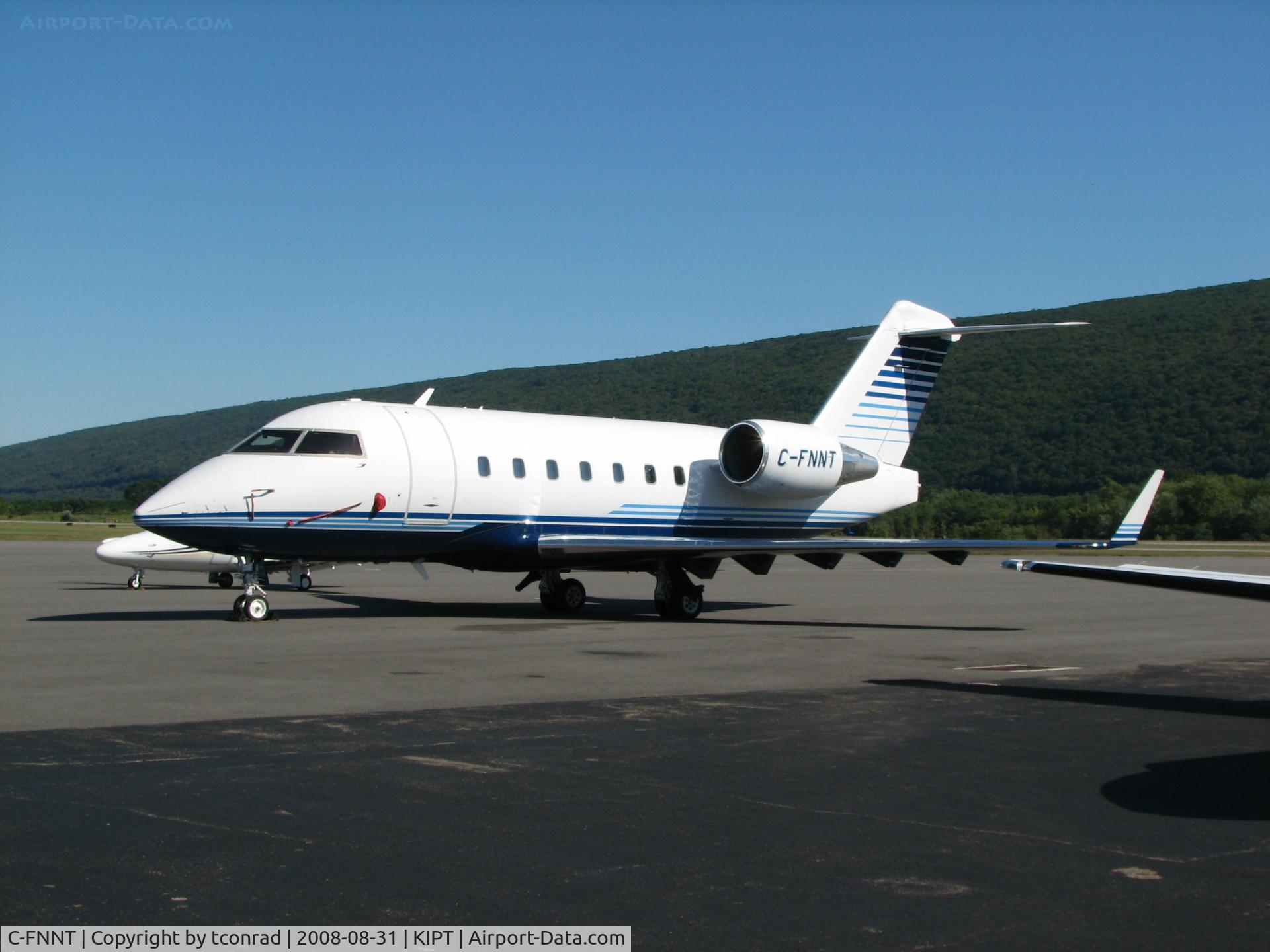 C-FNNT, 1996 Canadair Challenger 604 (CL-600-2B16) C/N 5317, at Williamsport (resubmitting w/correct C#)