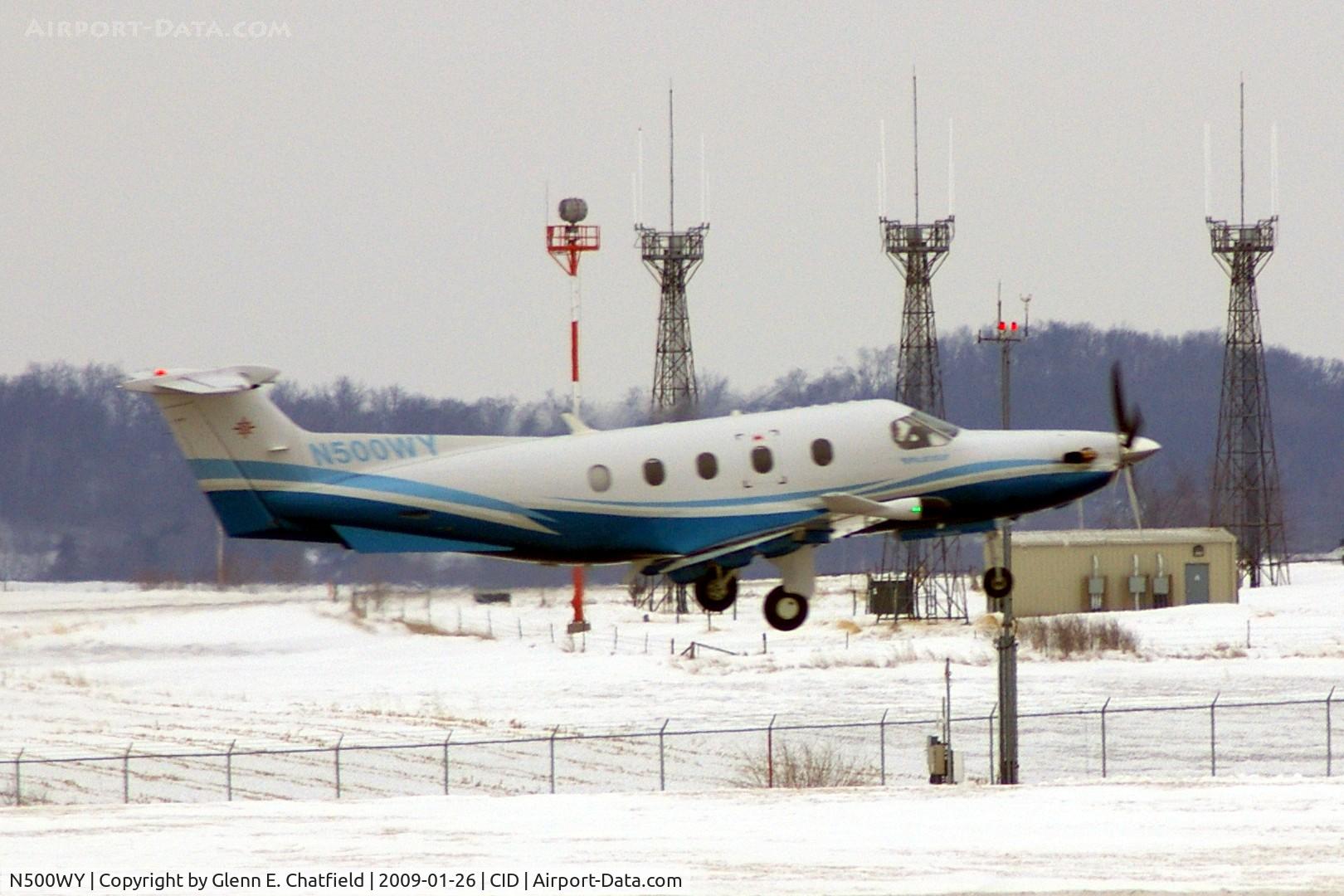 N500WY, 2006 Pilatus PC-12/47 C/N 762, Departing Runway 27