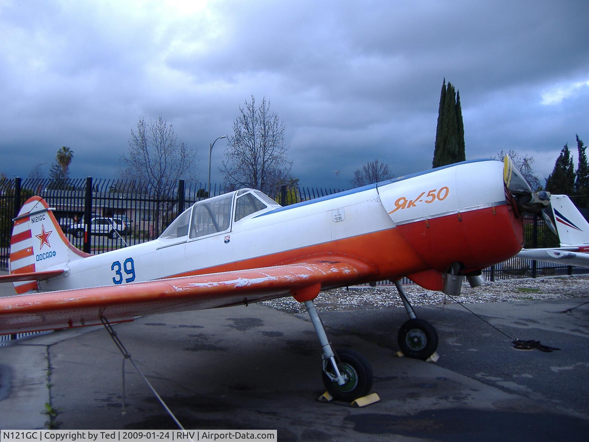 N121GC, 1984 Yakovlev Yak-50 C/N 842901, N121GC at RHV