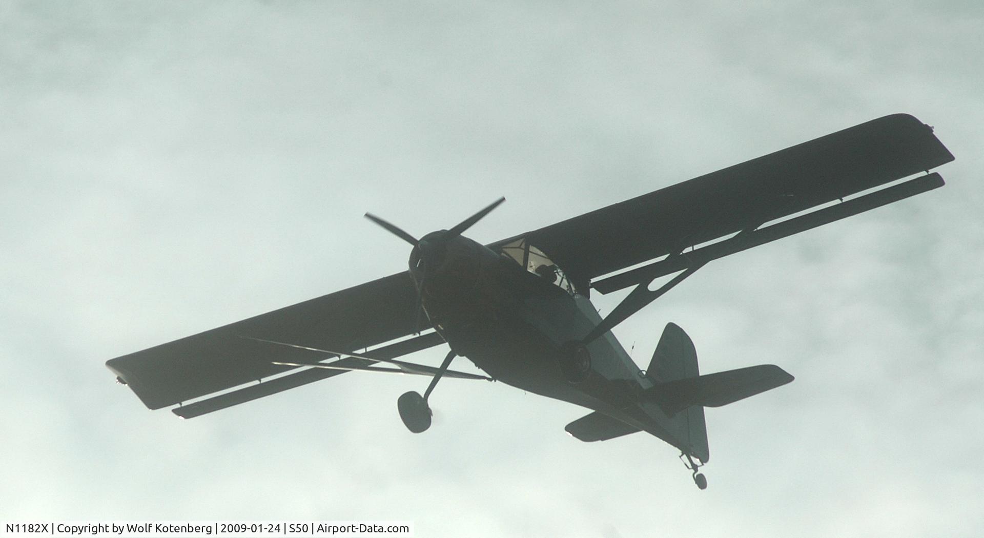 N1182X, 1999 Skystar Kitfox Series 5 C/N ICS131, on final