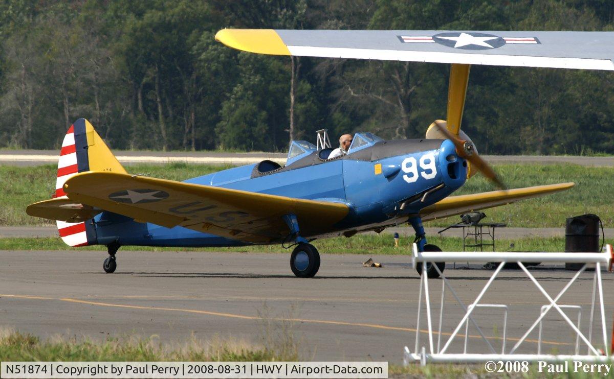 N51874, 1942 Fairchild M-62A C/N T42-3699, Another rarity, at least in these parts