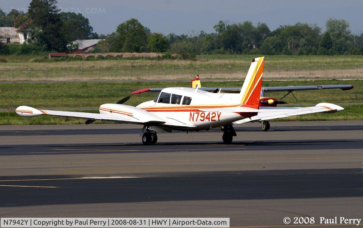 N7942Y, 1966 Piper PA-30 Twin Comanche Twin Comanche C/N 30-1035, Another Piper twin on the ramp