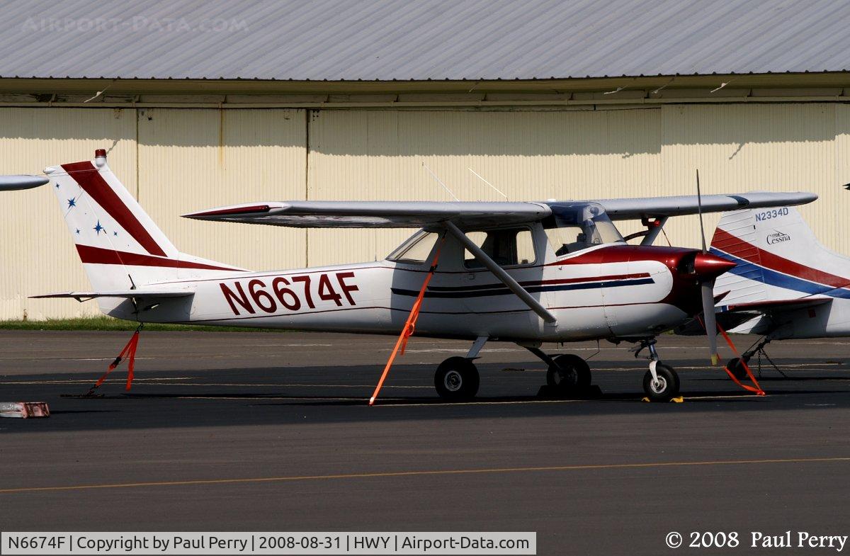 N6674F, 1966 Cessna 150F C/N 15063274, The pic doesn't quite do justice to that red!