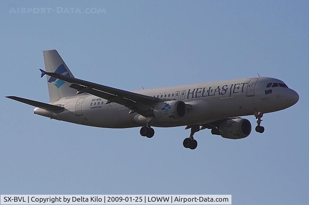 SX-BVL, 1989 Airbus A320-212 C/N 87, Hellas Jet A-320-211,c/n87  Operating for Olympic