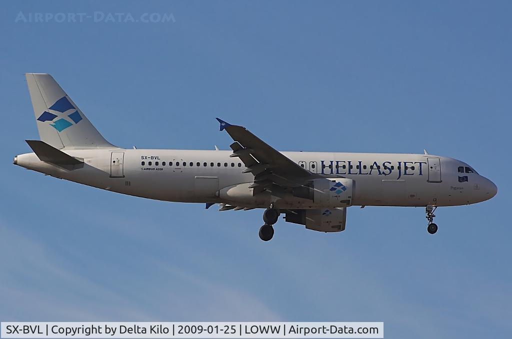 SX-BVL, 1989 Airbus A320-212 C/N 87, Hellas Jet A-320-211,c/n87  Operating for Olympic