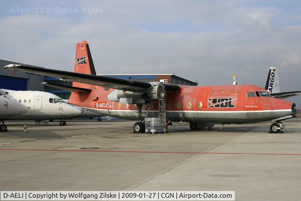 D-AELI, 1975 Fokker F.27-600 Friendship C/N 10514, visitor