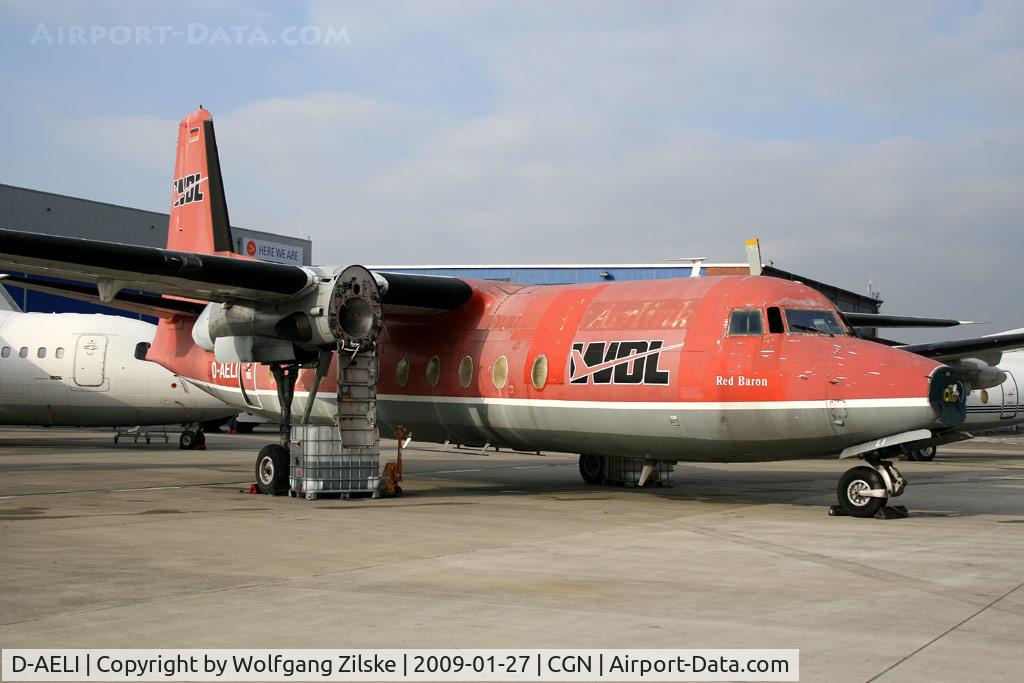 D-AELI, 1975 Fokker F.27-600 Friendship C/N 10514, visitor