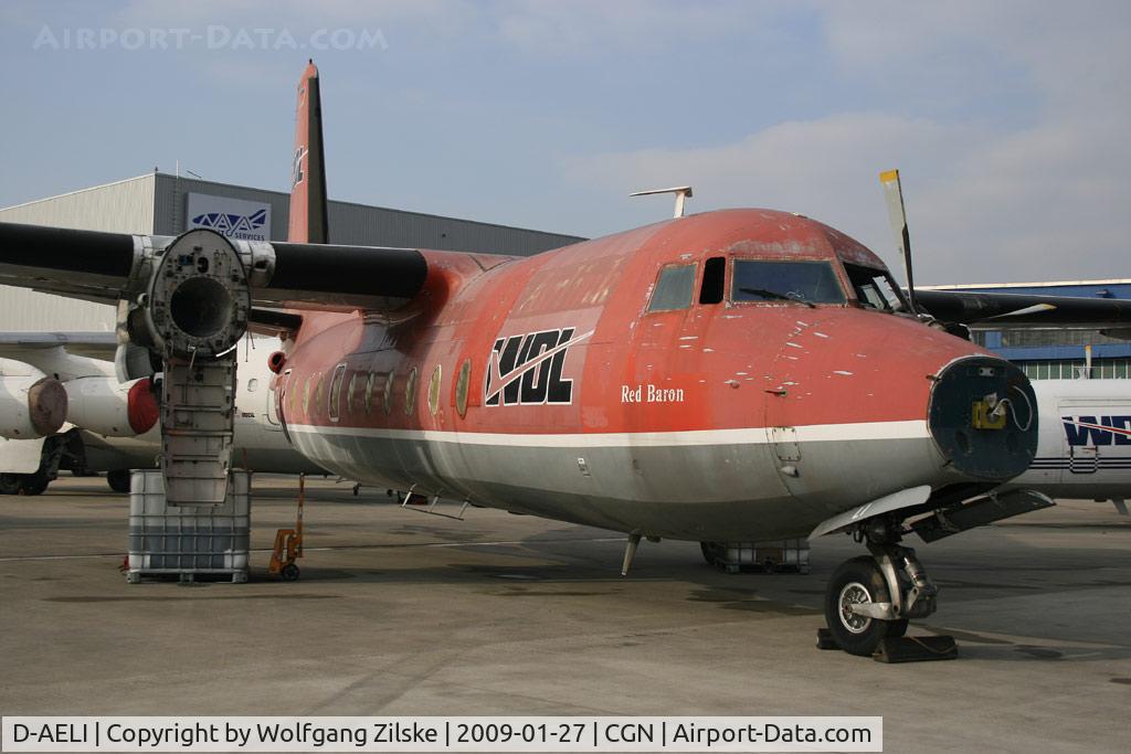 D-AELI, 1975 Fokker F.27-600 Friendship C/N 10514, visitor