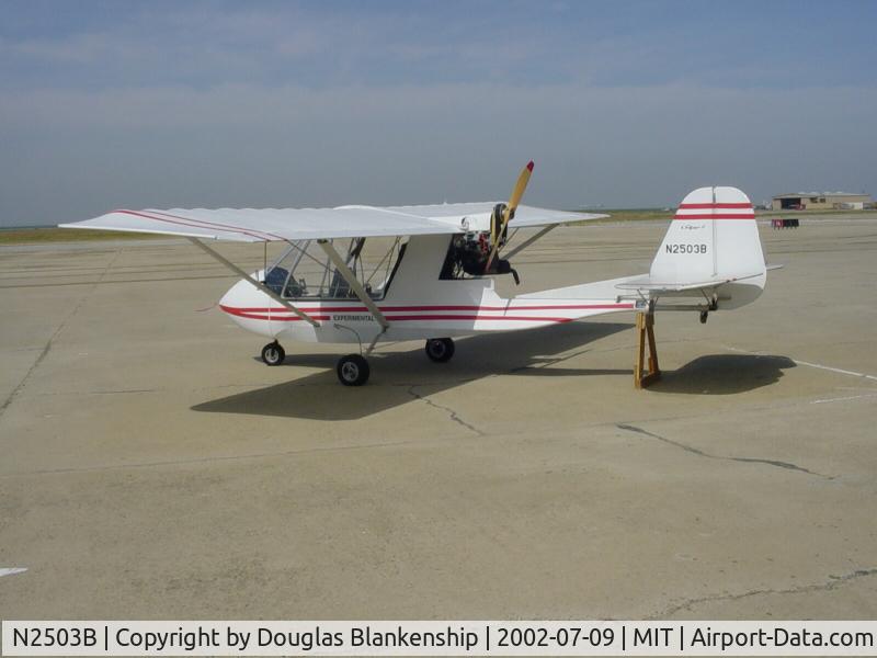 N2503B, 2000 Quad City Challenger II Clip Wing  Special C/N CH2-0697-CW-1621, Two seat ultralight aircraft
