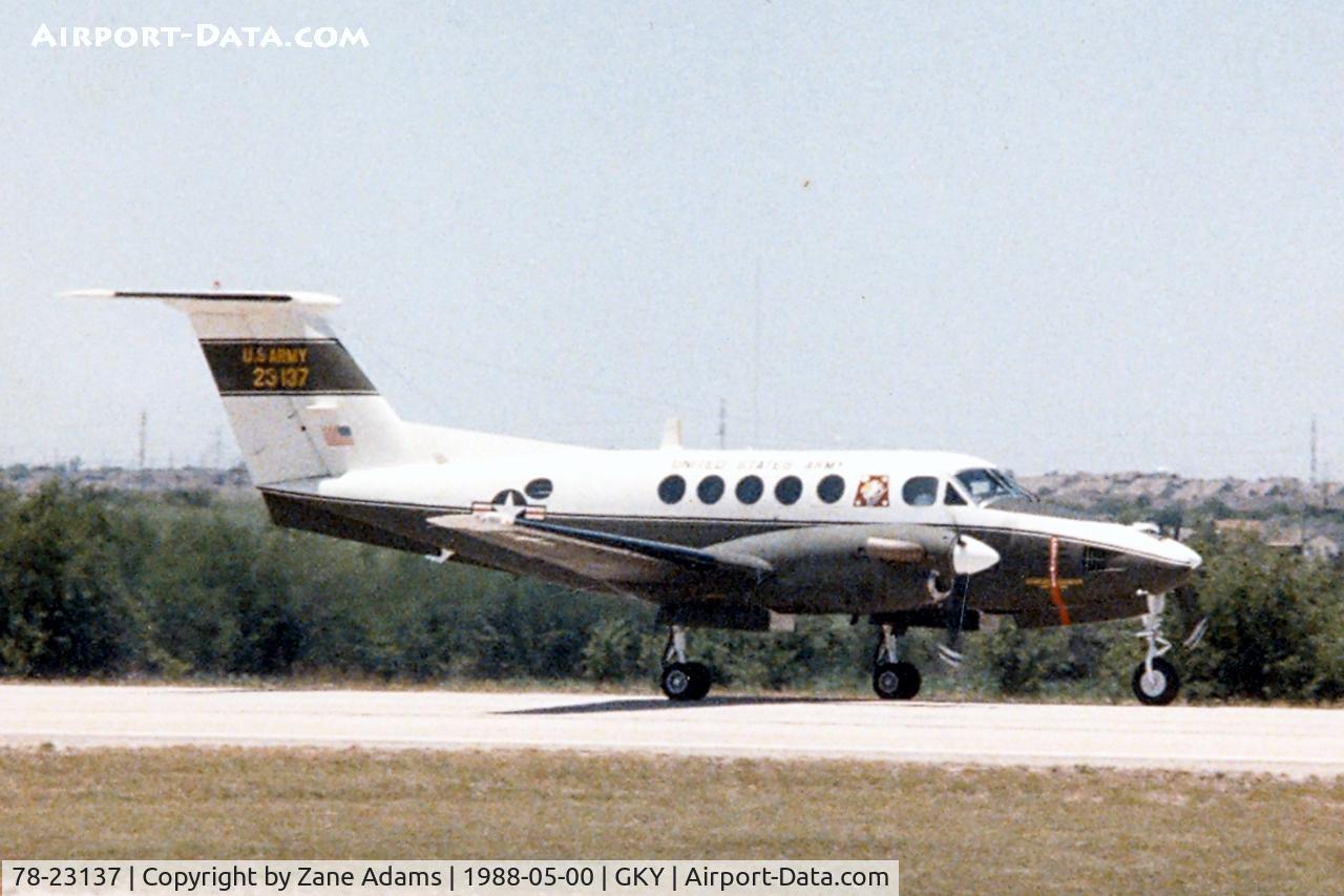 78-23137, Beech UC-12C Huron C/N BC-73, US Army C-12C Huron - this aircraft my be currently registered as N200ET