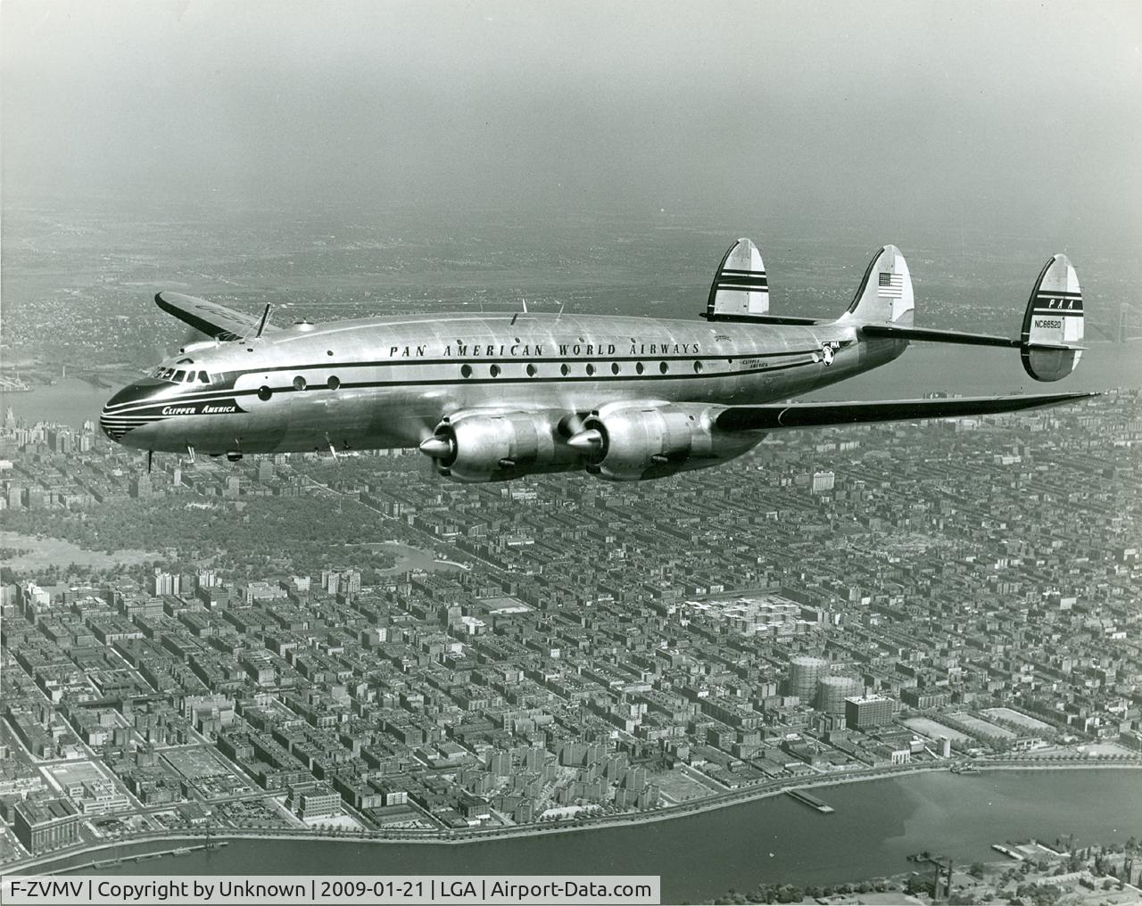 F-ZVMV, 1947 Lockheed L-749A-79-22 Constellation C/N 2503, Pan Ammerican World Airways L749 - registered as NC86520
