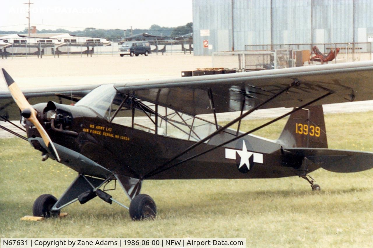N67631, 1945 Piper J3C-65 Cub C/N 13939, At Carswell AFB airshow