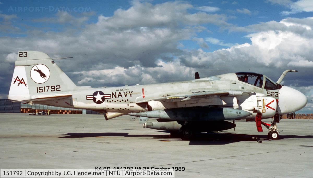 151792, Grumman KA-6D Intruder C/N I-95, KA-6D at NAS Oceana VA