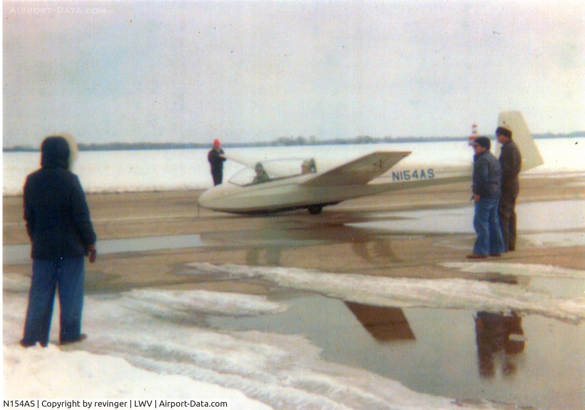N154AS, 1967 Schleicher ASK-13 C/N 13007, 1977 - Club always tries to fly on New Years