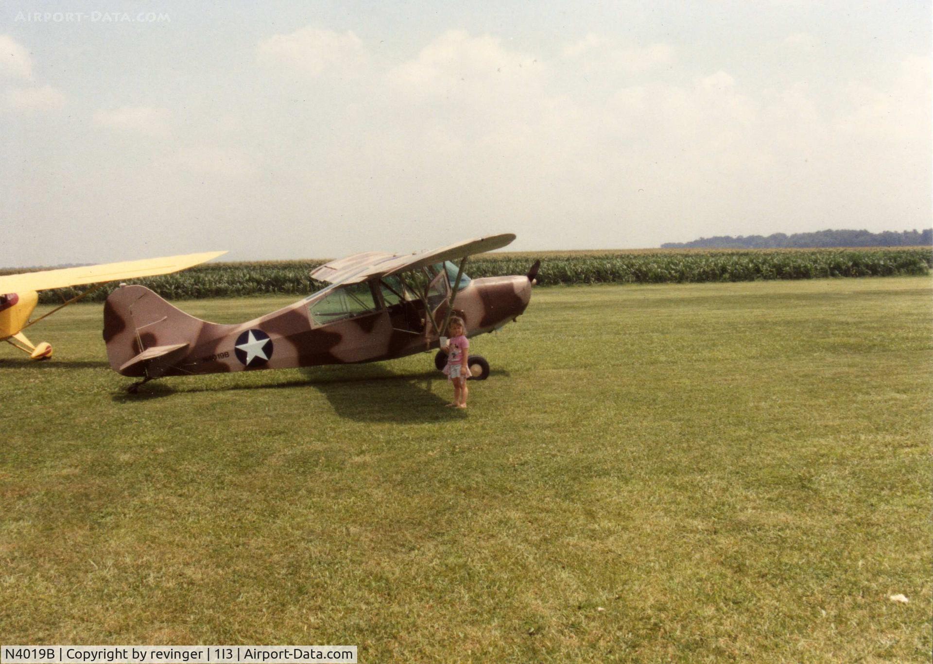 N4019B, Champion 7CCM C/N 7CCM-62, 1994 Summer EAA Chapter 83 Fly-IN Shawnee field Indiana