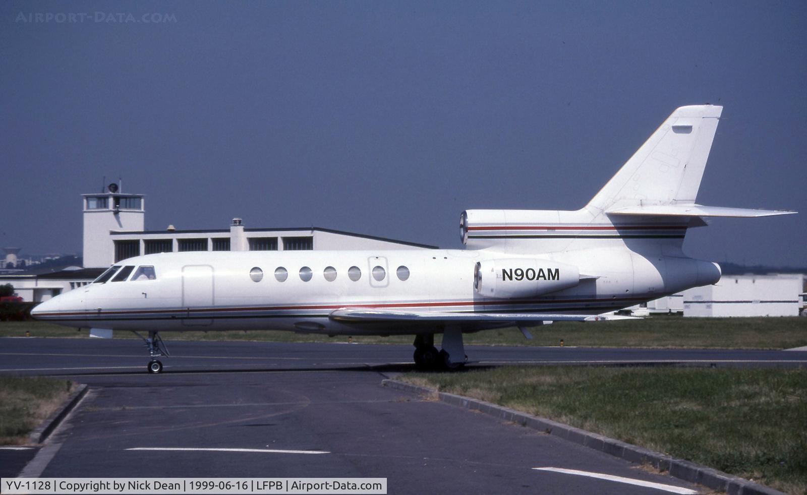 YV-1128, Dassault Falcon 50 C/N 053, LFPB (Seen here at Le Bourget as N90AM this airframe is currently registered in Venezuela as YV-1128 as posted)