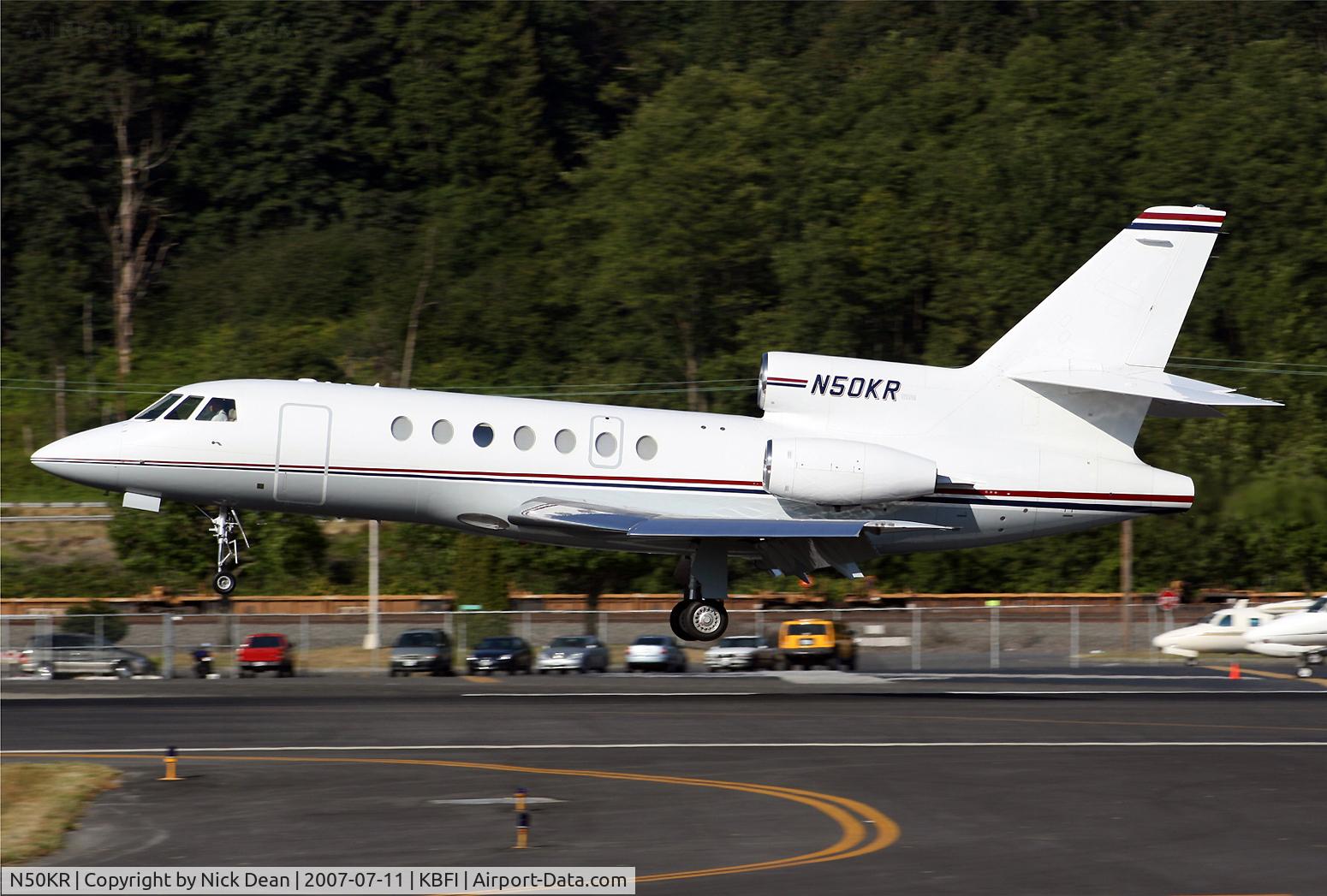 N50KR, 1981 Dassault Falcon 50 C/N 58, KBFI