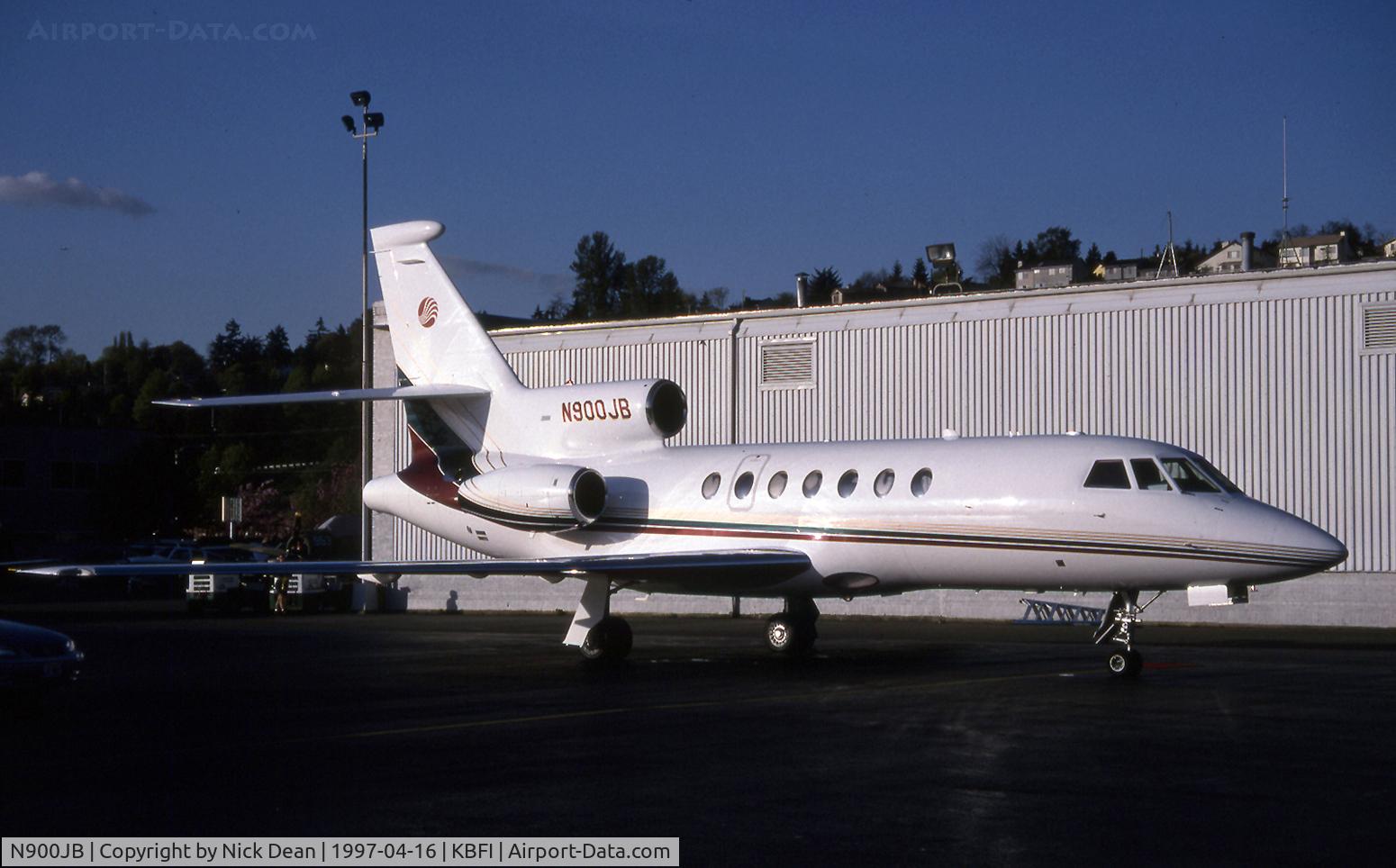 N900JB, 1982 Dassault Falcon 50 C/N 113, KBFI