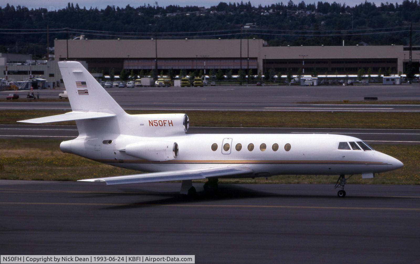 N50FH, Dassault Falcon 50 C/N 062, KBFI