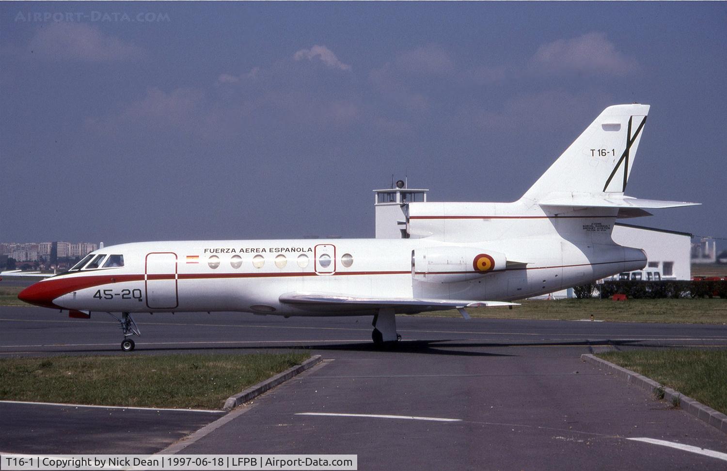 T16-1, 1982 Dassault Falcon 50 C/N 84, LFPB Paris Le Bourget