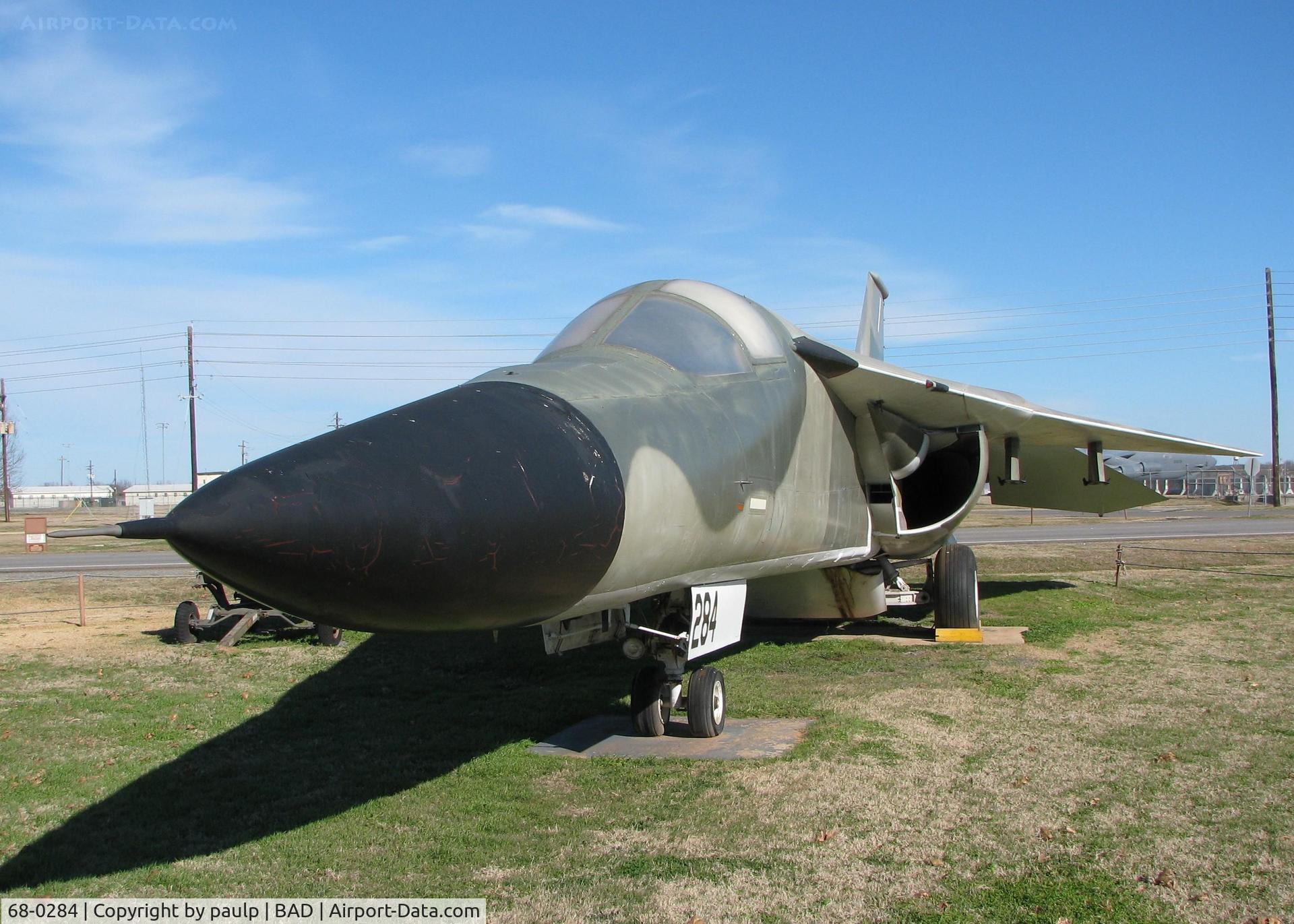 68-0284, General Dynamics F-111G Aardvark C/N B1-56, On display at the Eighth Air Force Meseum at Barksdale Air Force Base, Louisiana.