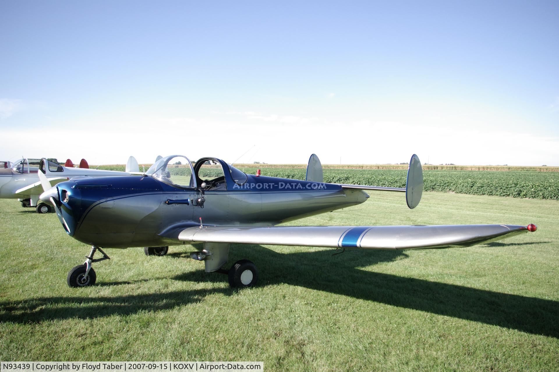 N93439, 1946 Erco 415C Ercoupe C/N 762, Ercoupe at Knoxville